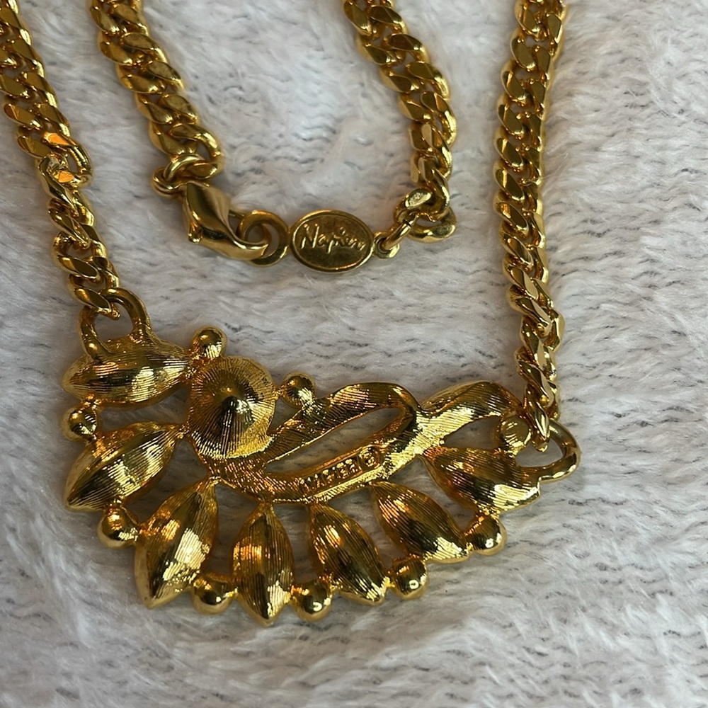 Vintage Napier Choker with crystals and black enamel accents - Picture 9 of 10